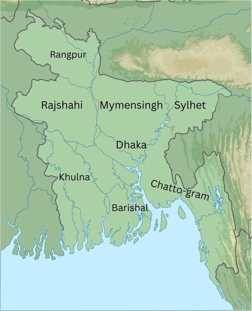 Map of Bangladesh