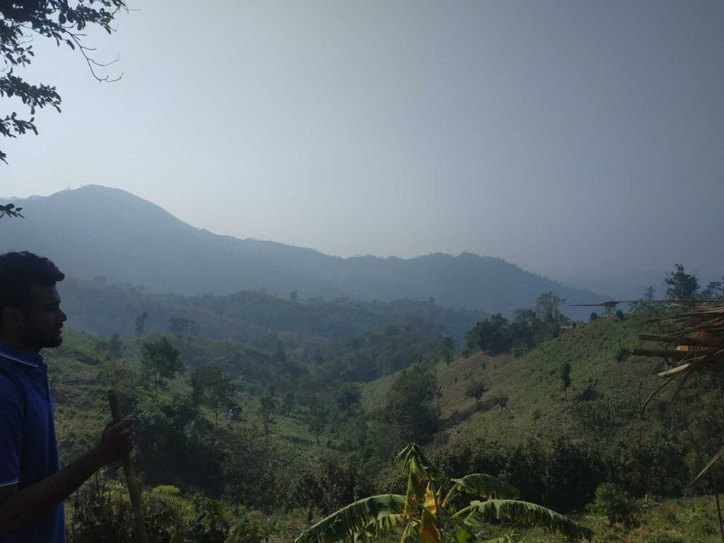 boga to keokradong trekking route