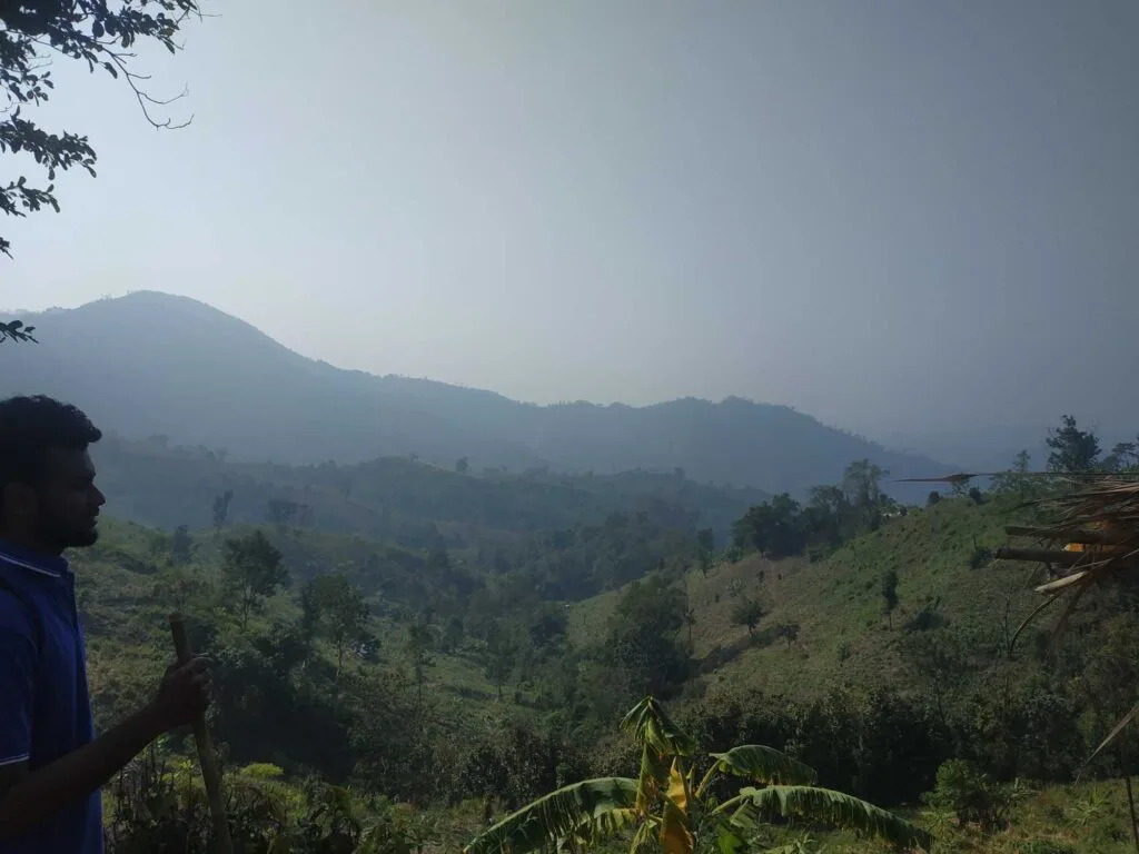 boga to keokradong trekking route