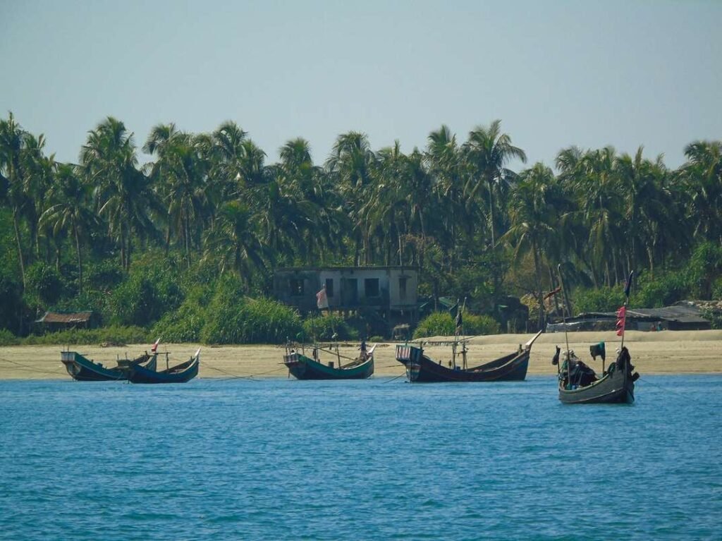 a view of Bay of Bengal