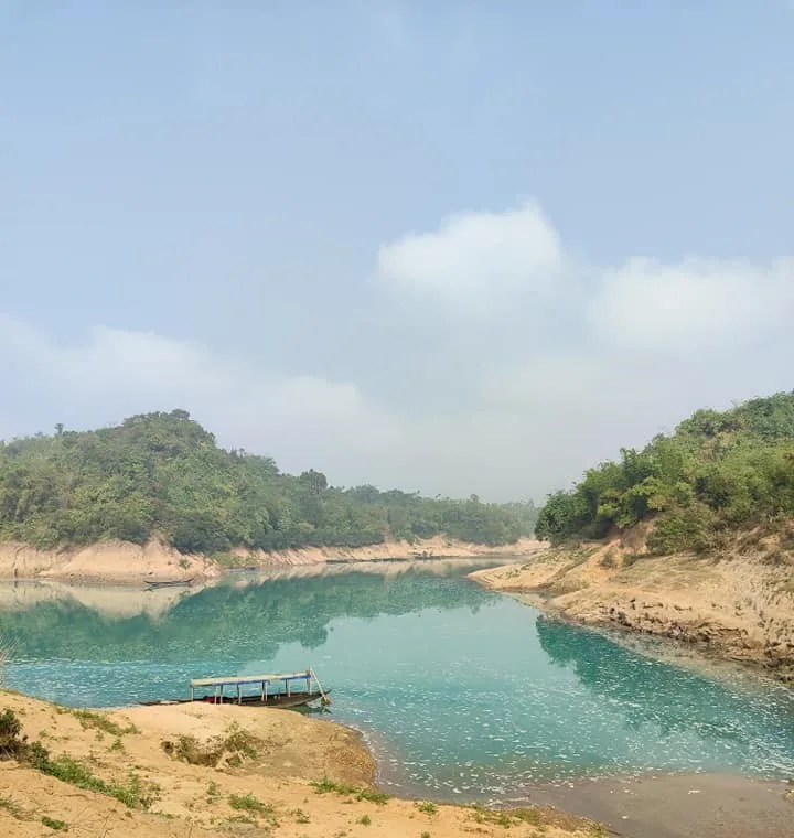 Blue colour water