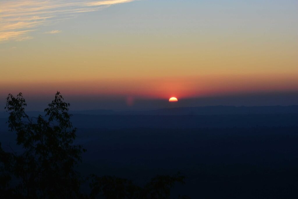 Sunset view at Sajek Valley