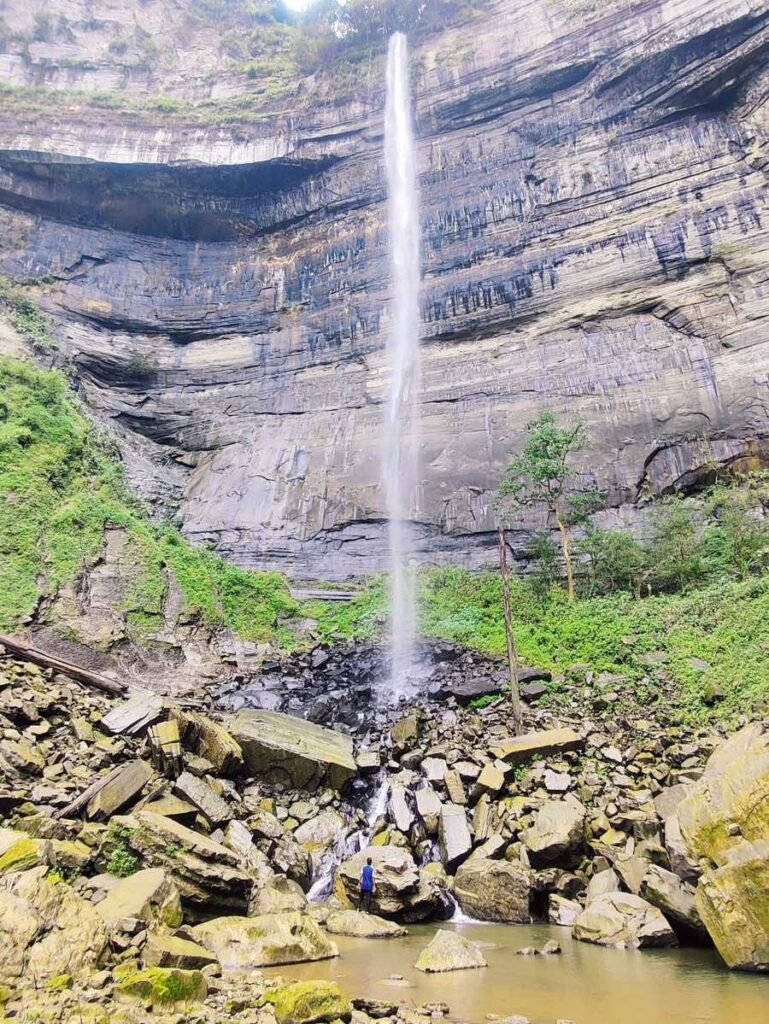 Beauty of Langlok waterfall