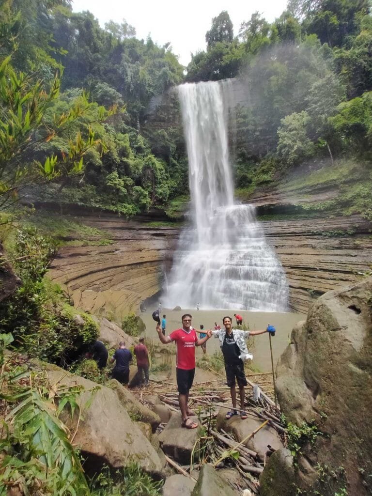 graceful Dhuppani waterfall