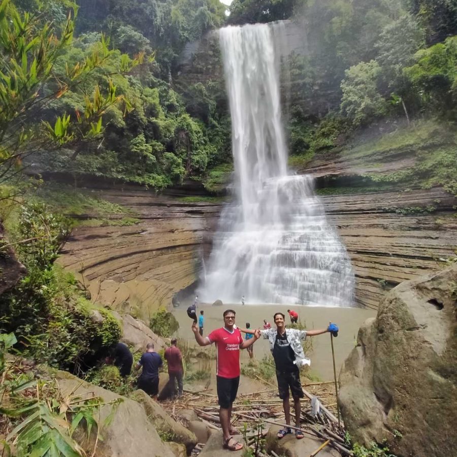 graceful Dhuppani waterfall
